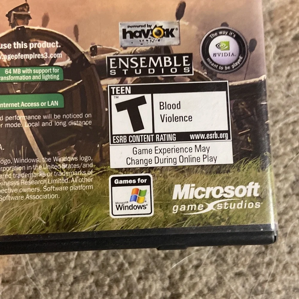 Age of Empires III PC Game Windows with Case and Manual Historical Gameplay RTS